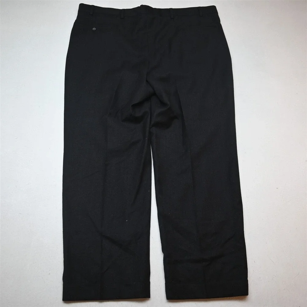 Jos A Bank 46R 42x30 Gray Wool Cashmere Flannel Mens Jacket Pants Suit